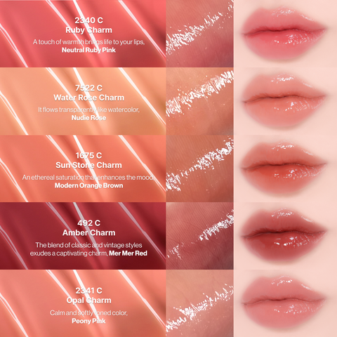 CHARM TINT Glossy Gel Line (10 colors)