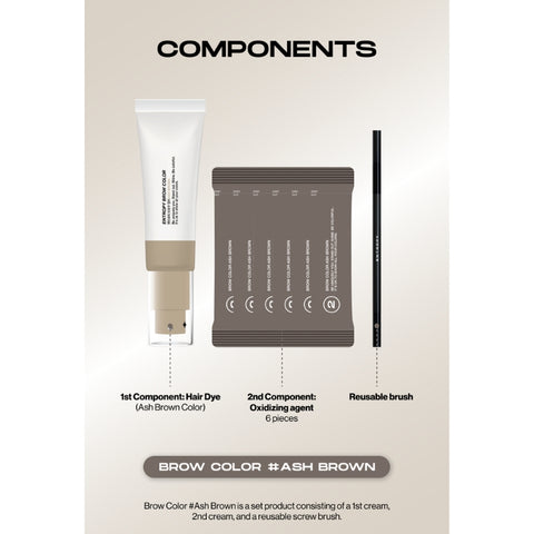 Brow Color #Ash Brown ( 6 Applications )