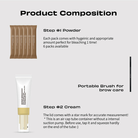 Brow Bleach ( 6 Applications )